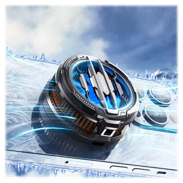 MEMO CX07 Phone Cooler Cooling Fan with RGB Lights - Image 6