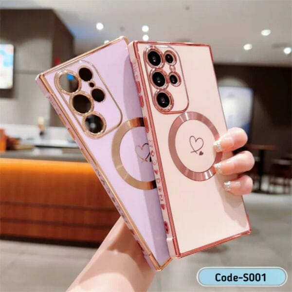 ​Electroplated Magnetic Charging Case for iPhone Slim & Stylish | S001