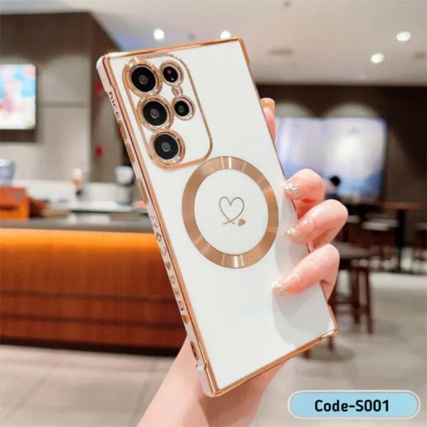 ​Electroplated Magnetic Charging Case for iPhone Slim & Stylish | S001 - Image 2