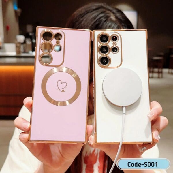 ​Electroplated Magnetic Charging Case for iPhone Slim & Stylish | S001 - Image 4