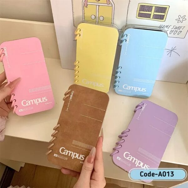 Notebook Style Flip Phone Case with Kickstand For I Phone | A013 - Image 3