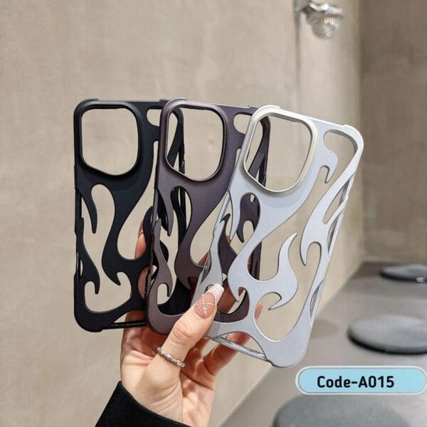Flame Pattern 3D Texture Cooling Phone Case for I Phone | A015 - Image 6