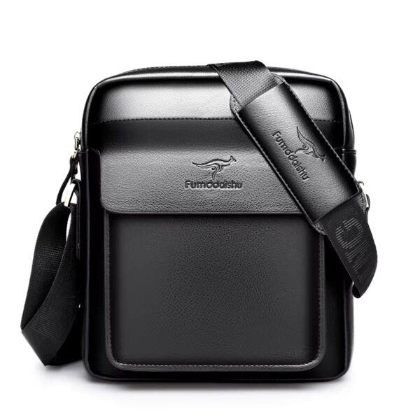 PU Leather Shoulder Bag Fashion Casual Trendy Small Men’s Bag