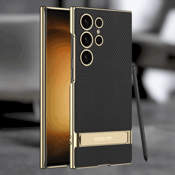 Electroplated PU Leather Phone Case Premium Protection & Style | S007 - Image 6