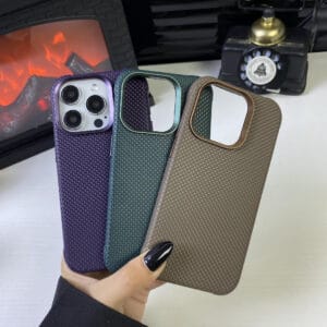Carbon Fiber Texture iPhone Case – Sleek & Protective - A038
