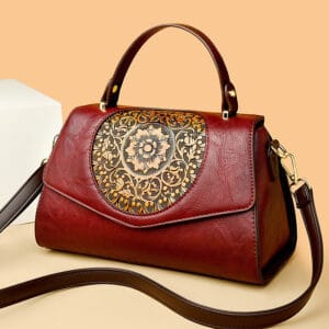 Light PU Leather Handbag – Trendy & Spacious for Women - WB005