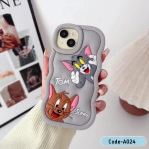 Tom & Jerry Cartoon iPhone Case – Soft Silicone Cover - A024