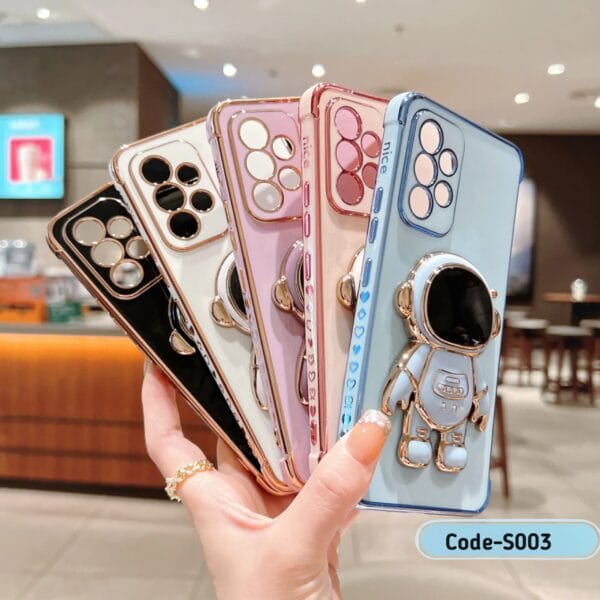 Electroplated Astronaut Shockproof Soft TPU Phone Case For Samsung | S003
