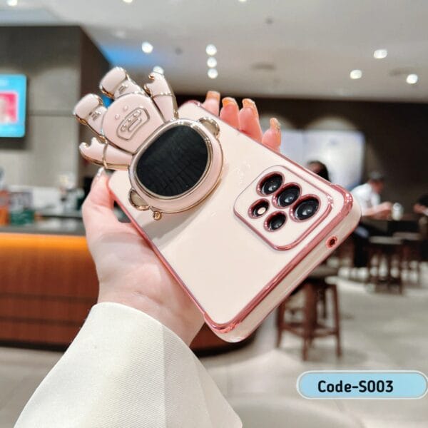 Electroplated Astronaut Shockproof Soft TPU Phone Case For Samsung | S003 - Image 3