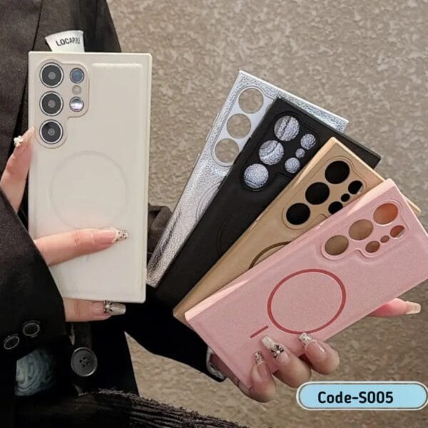 Luxury Magnetic Leather Case Slim & Shockproof For Samsung | S005