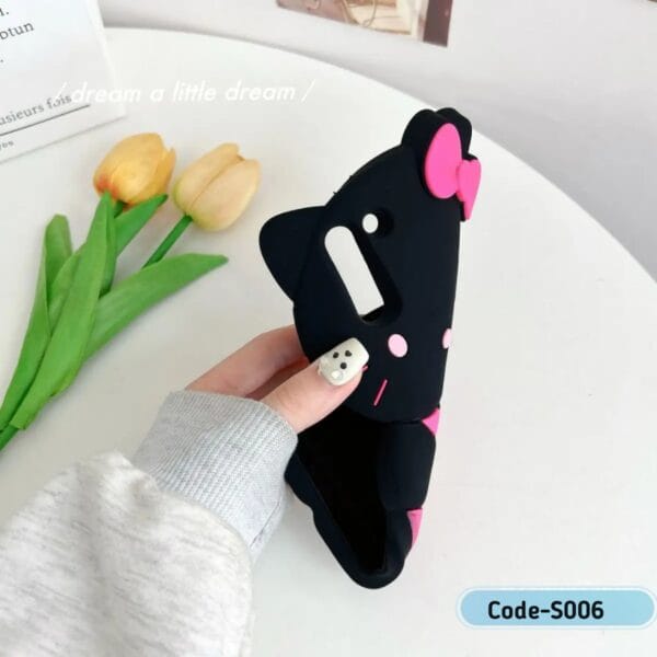 Hello Cute Cat Phone Case Silicone Cover For Samsung | S006 - Image 4
