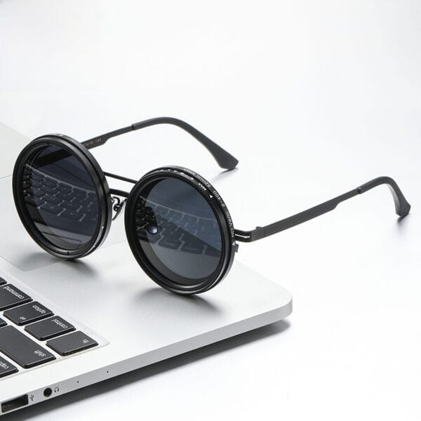 Unisex UV400 Adjustable Sunglasses Trendy Fashion Shades 1-9 Gears | SG001 - Image 2
