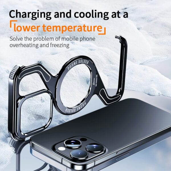 Z-Type Aluminum Magnetic Premium iPhone Case – Sleek & Functional - A040 - Image 6
