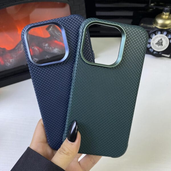 Carbon Fiber Texture iPhone Case – Sleek & Protective - A038 - Image 2