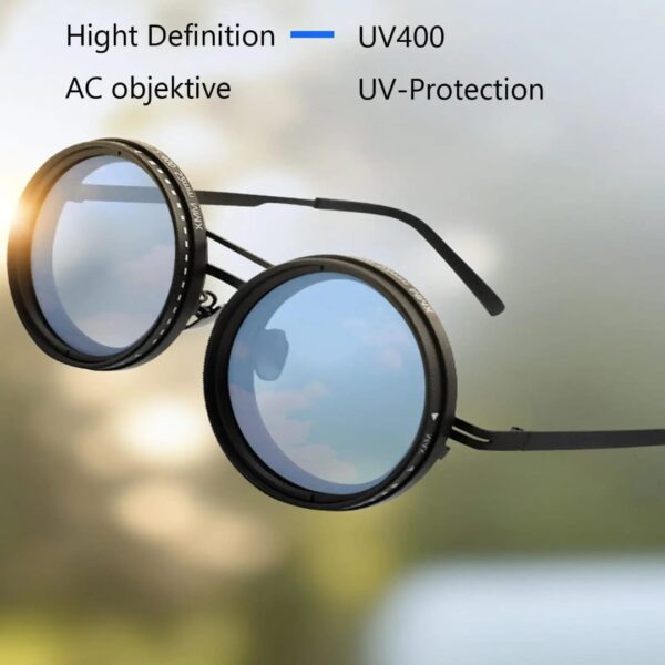 Unisex UV400 Adjustable Sunglasses Trendy Fashion Shades 1-9 Gears | SG001