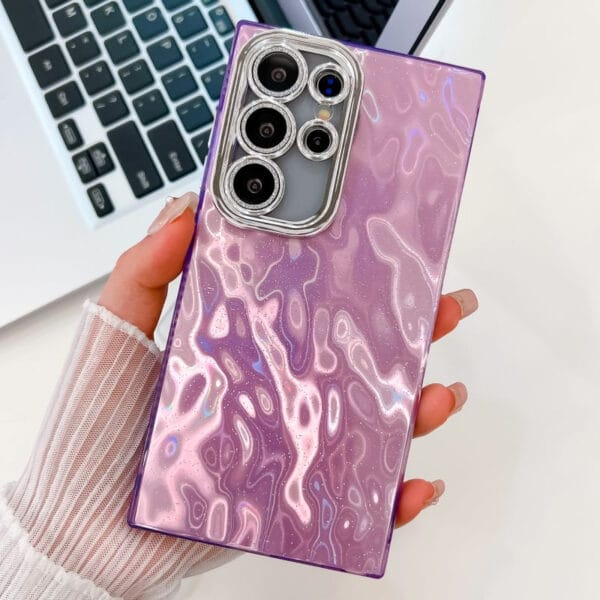 Luxury Tinfoil Wrinkle–Grain Phone Case – Stylish & Durable - S013 - Image 5