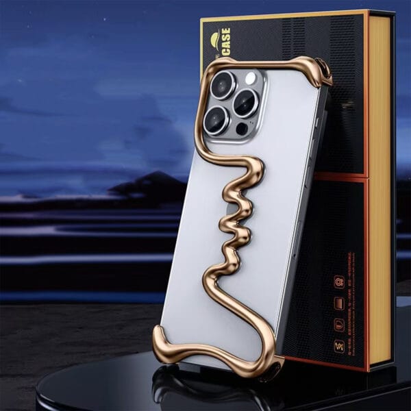 Frameless Aluminum Metal iPhone Case – Sleek & Durable - A051 - Image 10