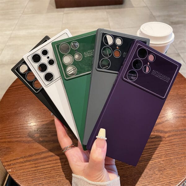 Electroplated Soft TPU Liquid Silicone Phone Case – S012