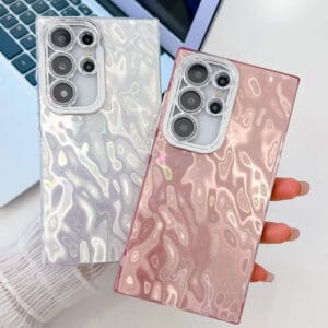 Luxury Tinfoil Wrinkle–Grain Phone Case – Stylish & Durable - S013