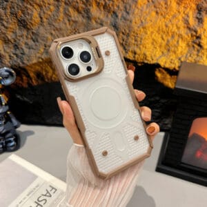 2025 Luxury iPhone Case – Rugged Protection with Camera Holder - A044