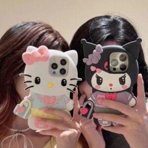 Cartoon Cute Silicone iPhone Case – Adorable & Protective - A047