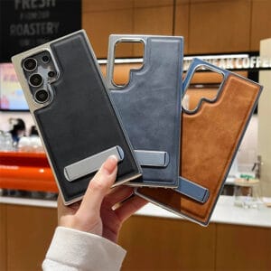 Electroplate Leather Samsung Galaxy Ultra Case – Luxury & Protection -S008