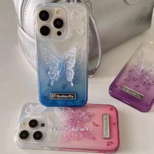 3D Sparkling Gradient iPhone Case – A049