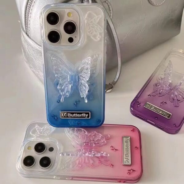 3D Sparkling Gradient iPhone Case – A049