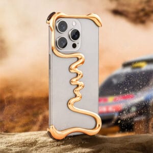 Frameless Aluminum Metal iPhone Case – Sleek & Durable - A051