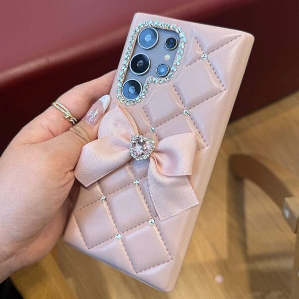 Luxury Designer PU Leather Phone Case - S014 - Image 6