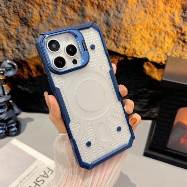 2025 Luxury iPhone Case – Rugged Protection with Camera Holder - A044 - Image 2