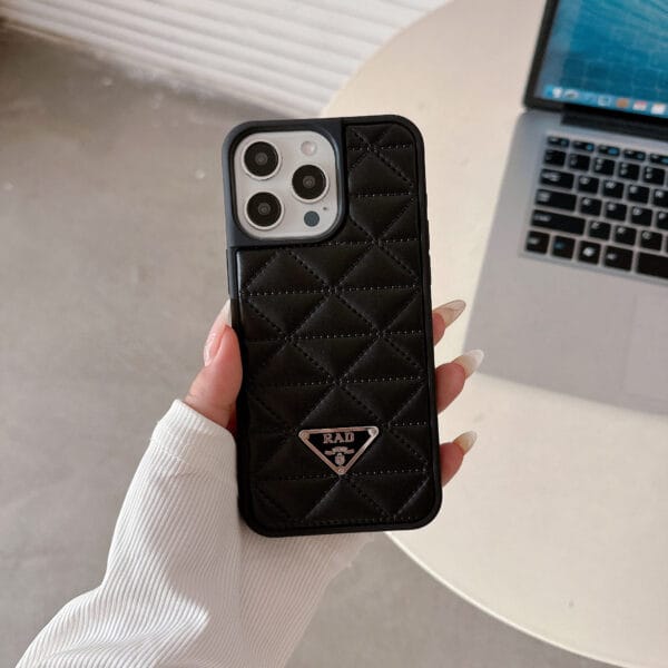 Urban Style Luxury Leather iPhone Case – Designer Elegance & Protection - A045 - Image 4