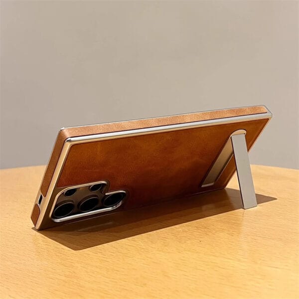 Electroplate Leather Samsung Galaxy Ultra Case – Luxury & Protection -S008 - Image 2