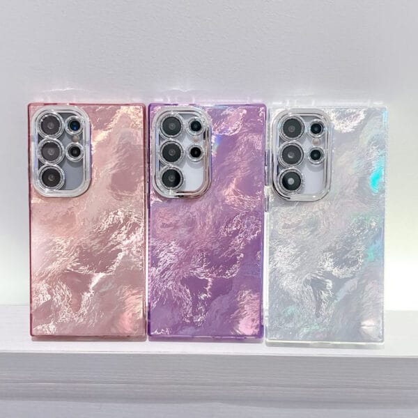Luxury Tinfoil Wrinkle–Grain Phone Case – Stylish & Durable - S013 - Image 2