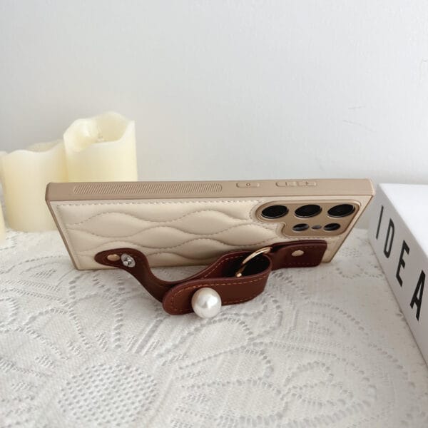 Ins‑Style PU Leather Ultra‑Thin Samsung Case – Chic & Slim - S015 - Image 3