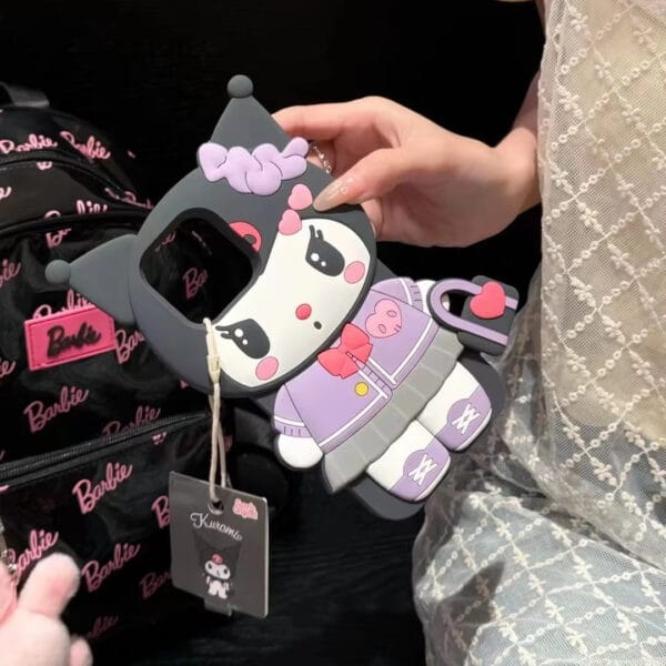 Cartoon Cute Silicone iPhone Case – Adorable & Protective - A047 - Image 3