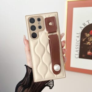 Ins‑Style PU Leather Ultra‑Thin Samsung Case – Chic & Slim - S015