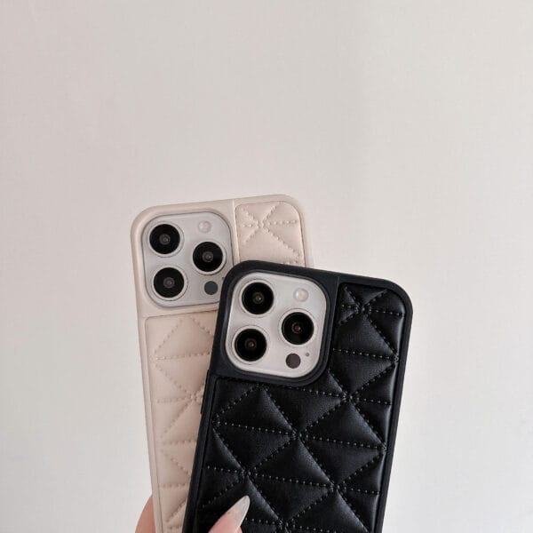 Urban Style Luxury Leather iPhone Case – Designer Elegance & Protection - A045 - Image 2