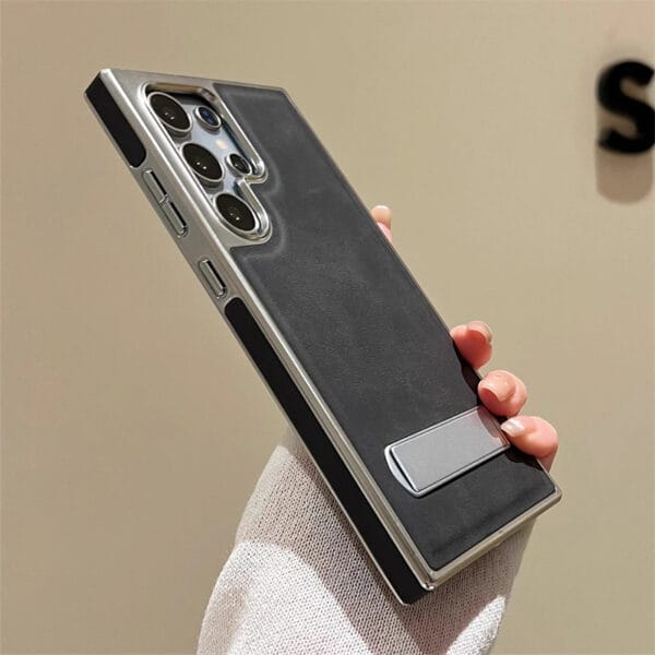 Electroplate Leather Samsung Galaxy Ultra Case – Luxury & Protection -S008 - Image 4