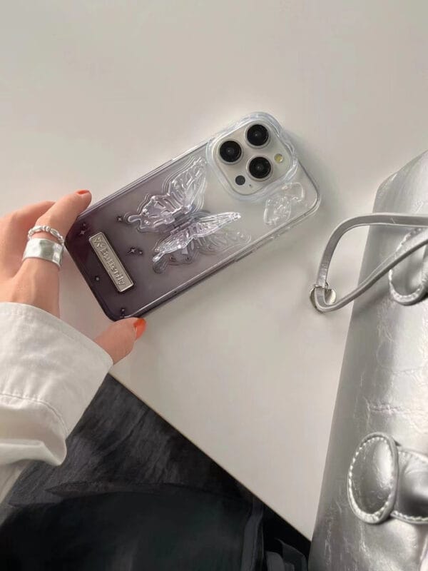 3D Sparkling Gradient iPhone Case – A049 - Image 3