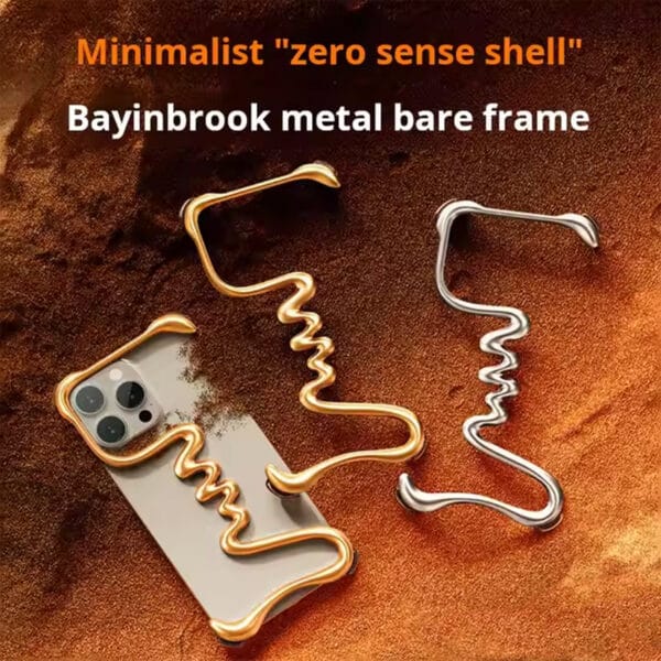 Frameless Aluminum Metal iPhone Case – Sleek & Durable - A051 - Image 9