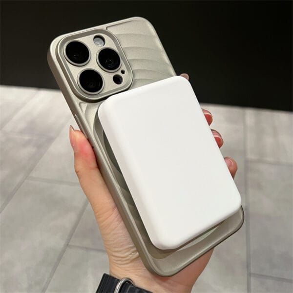 Wave Pattern Magnetic Time Dial iPhone Case – A052 - Image 3