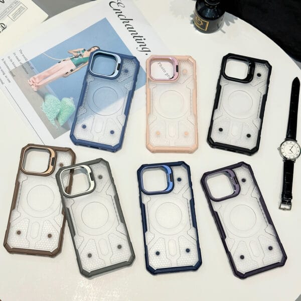 2025 Luxury iPhone Case – Rugged Protection with Camera Holder - A044 - Image 5