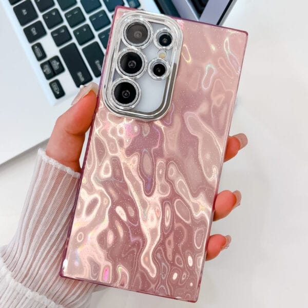 Luxury Tinfoil Wrinkle–Grain Phone Case – Stylish & Durable - S013 - Image 4