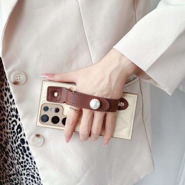 Ins‑Style PU Leather Ultra‑Thin Samsung Case – Chic & Slim - S015 - Image 4