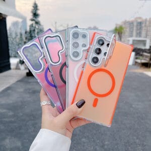 Glitter Gradient Phone Case For Samsung - S017