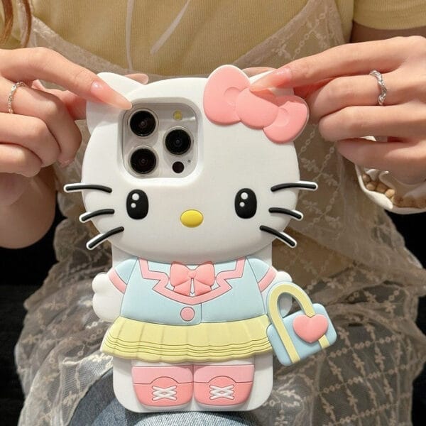 Cartoon Cute Silicone iPhone Case – Adorable & Protective - A047 - Image 5
