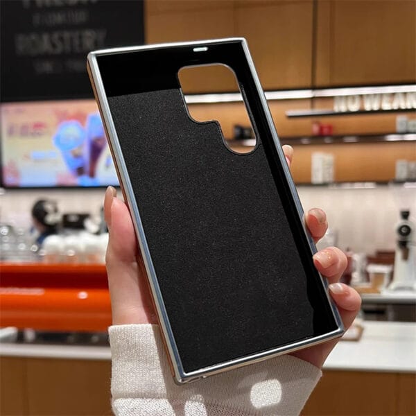 Electroplate Leather Samsung Galaxy Ultra Case – Luxury & Protection -S008 - Image 6
