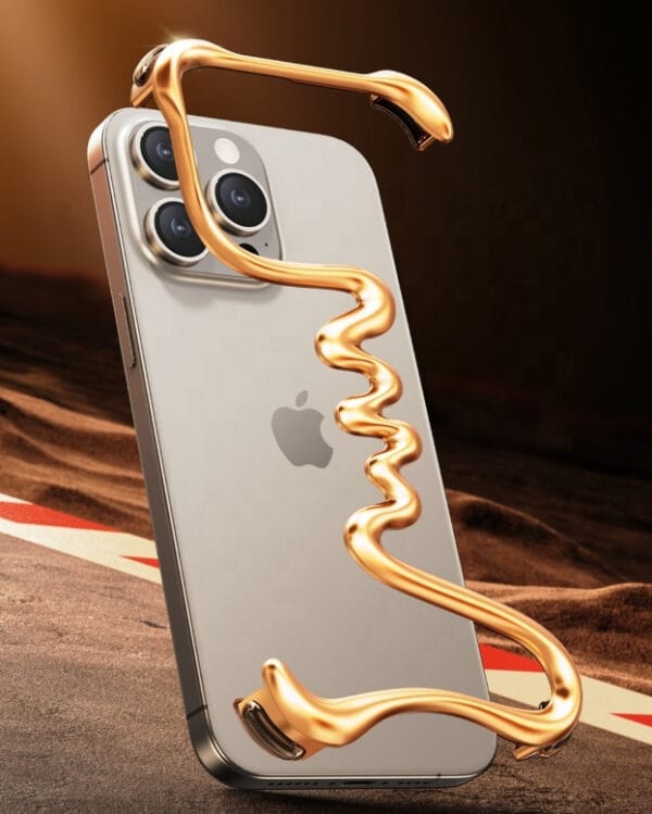 Frameless Aluminum Metal iPhone Case – Sleek & Durable - A051 - Image 7